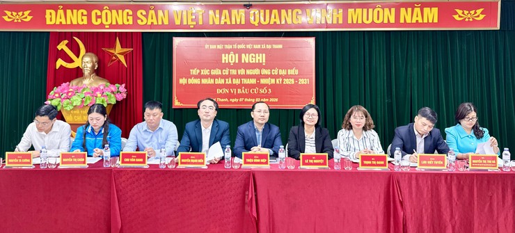 Xã Đại Thanh tổ chức hội nghị tiếp xúc cử tri, sẵn sàng cho ngày hội bầu cử toàn dân