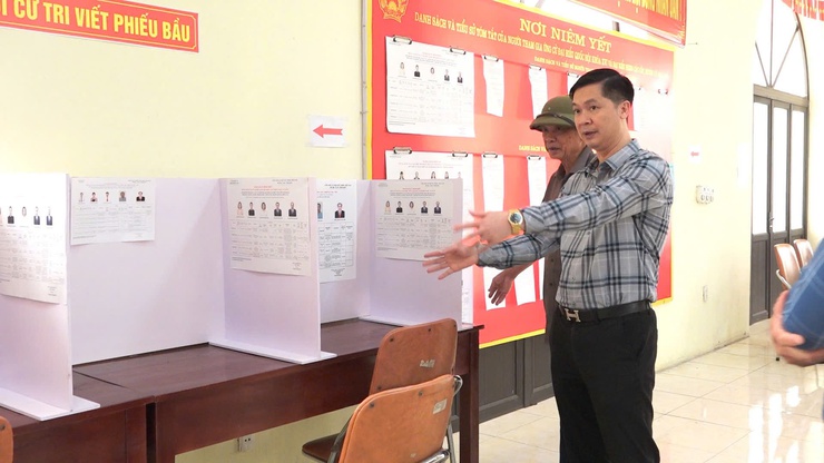 Xã Xã Dân Hòa siết chặt khâu chuẩn bị, bảo đảm điều kiện tốt nhất cho Ngày bầu cử tại đơn vị số 1