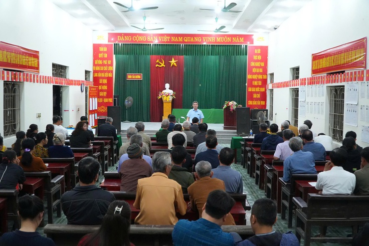 Chi bộ thôn Tảo Dương (xã Dân Hoà) tập trung cao độ cho công tác bầu cử, nâng cao chất lượng tổ chức cơ sở Đảng