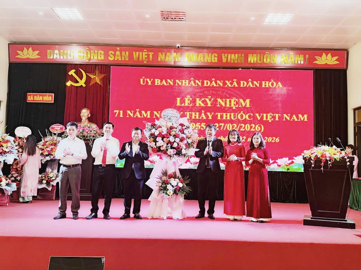 Xã Dân Hòa tri ân đội ngũ thầy thuốc nhân kỷ niệm 71 năm Ngày Thầy thuốc Việt Nam