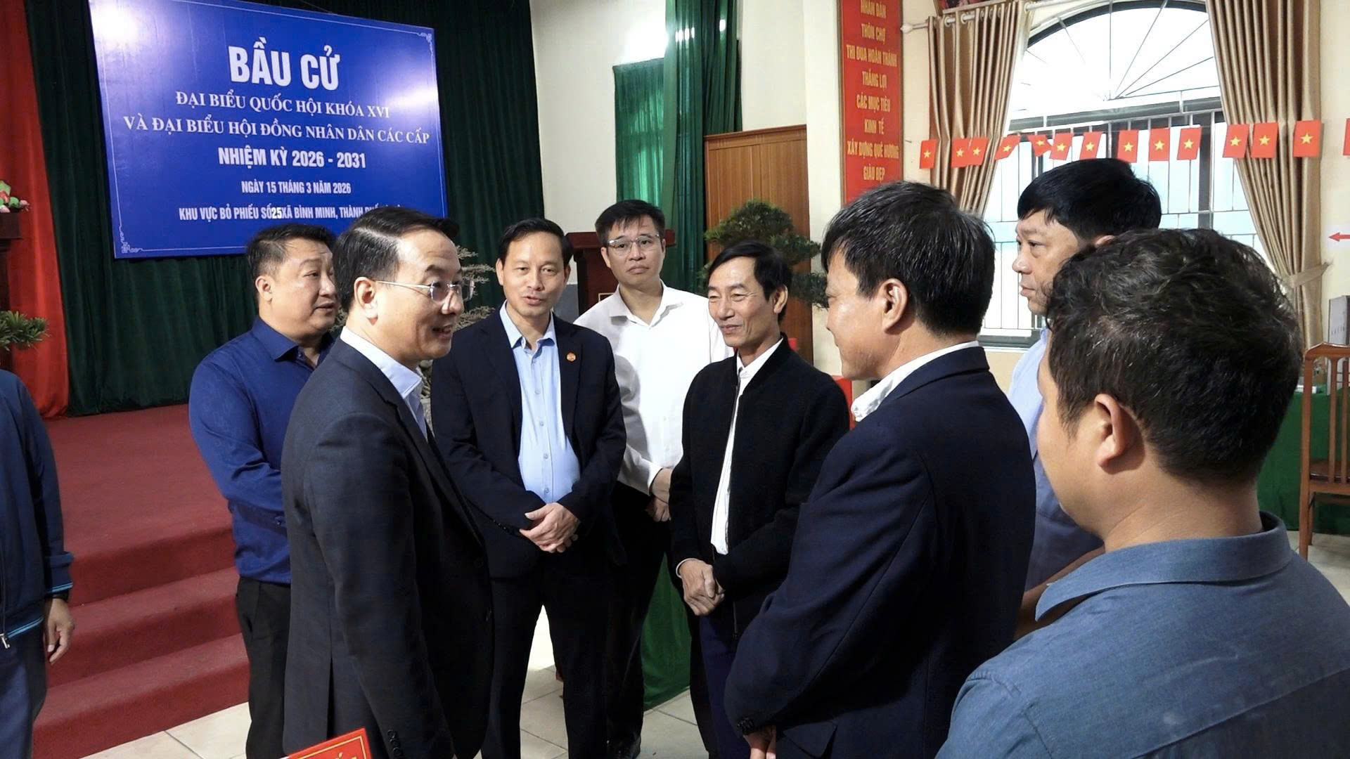 Xã Bình Minh siết chặt công tác chuẩn bị bầu cử sau kiểm tra của Trưởng Ban Nội chính Thành ủy Hà Nội