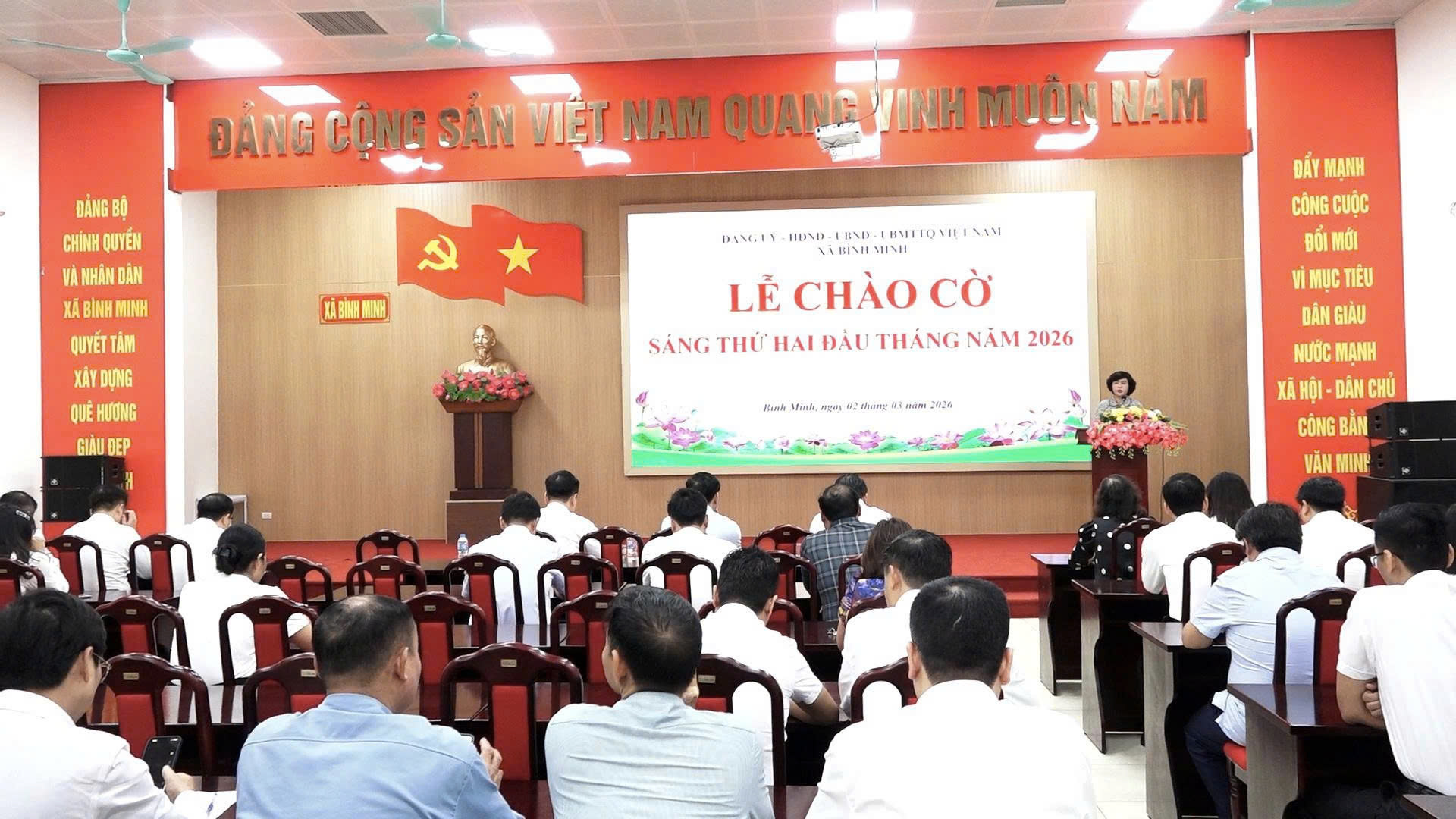 Xã Bình Minh siết chặt kỷ cương, quyết tâm hoàn thành thắng lợi nhiệm vụ trọng tâm năm 2026