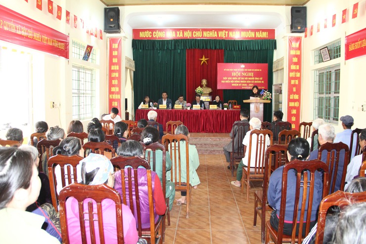 Ứng cử viên HĐND xã Quảng Bị cam kết hành động vì phát triển bền vững và nâng cao đời sống nhân dân