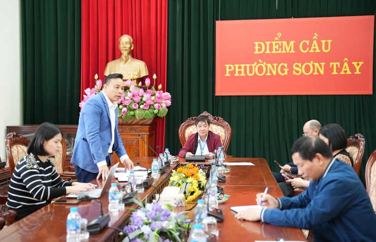 Phường Sơn Tây đẩy mạnh tuyên truyền, quán triệt bầu cử, nâng cao trách nhiệm cán bộ, đảng viên