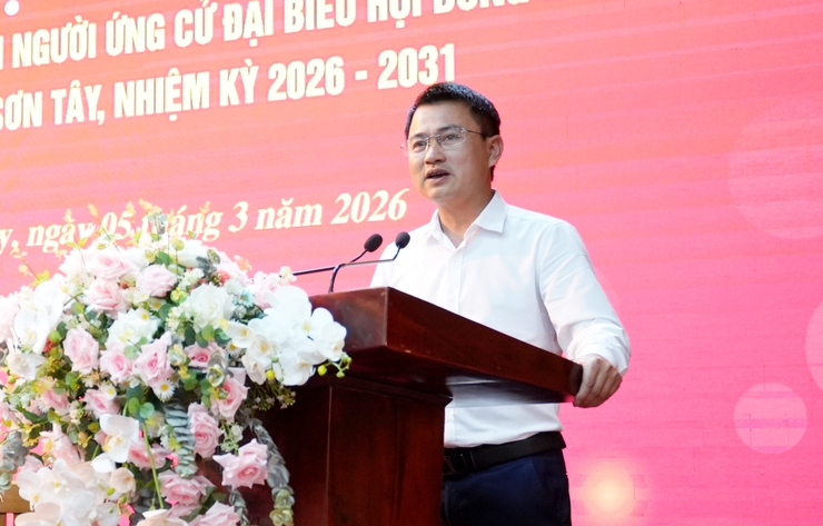 Phường Sơn Tây: Cử tri đối thoại thẳng thắn với ứng cử viên HĐND tại đơn vị bầu cử số 2