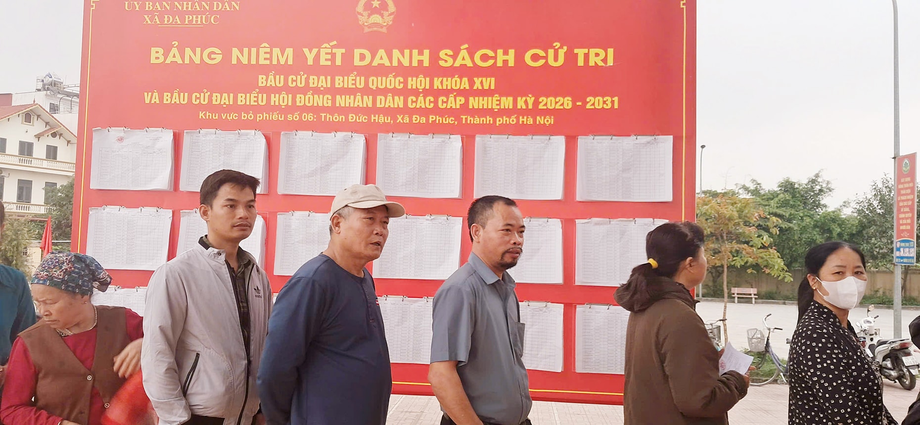 Xã Đa Phúc rộn ràng ngày hội non sông: 40% cử tri hoàn thành bỏ phiếu trước 10 giờ sáng
