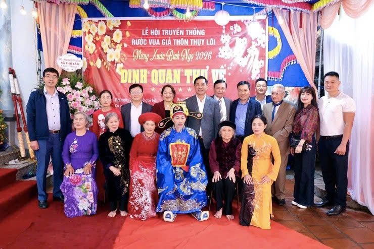 Xã Thư Lâm tri ân các cụ cao niên đảm nhiệm nghi lễ rước Vua tại Lễ hội Đền Sái Xuân Bính Ngọ 2026
