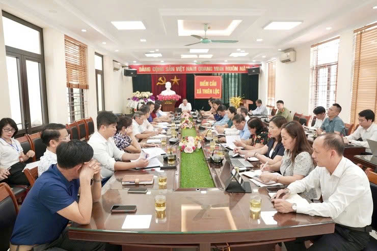 Xã Thiên Lộc: Tăng tốc giải phóng mặt bằng hơn 200 ha, quyết liệt tháo gỡ “điểm nghẽn” dự án trọng điểm