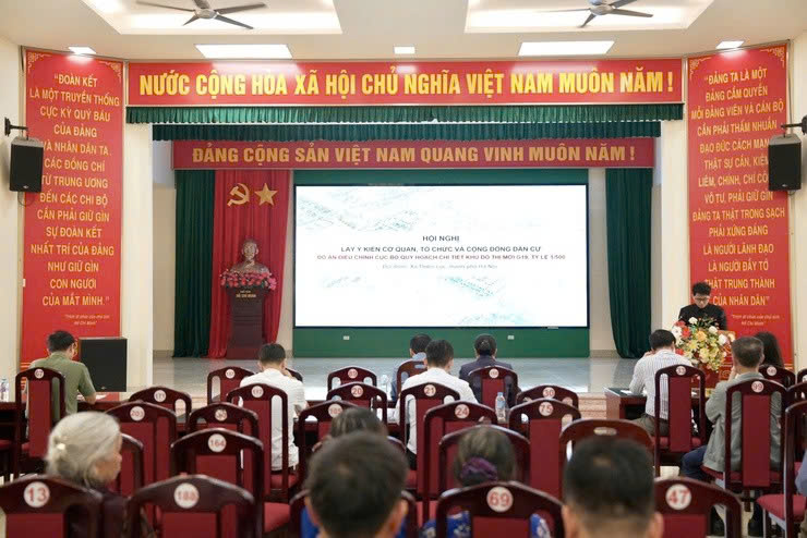 Xã Thiên Lộc lấy ý kiến điều chỉnh quy hoạch Khu đô thị mới G19, tối ưu quỹ đất nhà ở xã hội