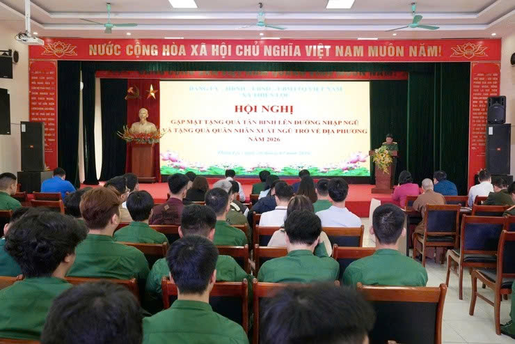 Xã Thiên Lộc gặp mặt, động viên tân binh lên đường nhập ngũ năm 2026