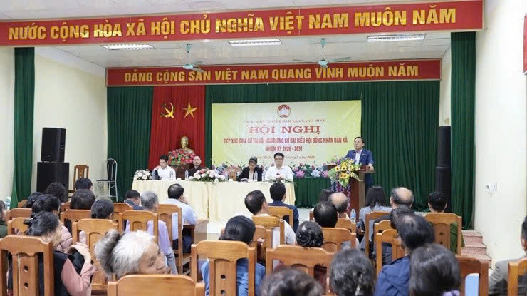 Cử tri xã Quang Minh kỳ vọng đại biểu HĐND khóa mới đồng hành giải quyết các vấn đề dân sinh, hạ tầng đô thị