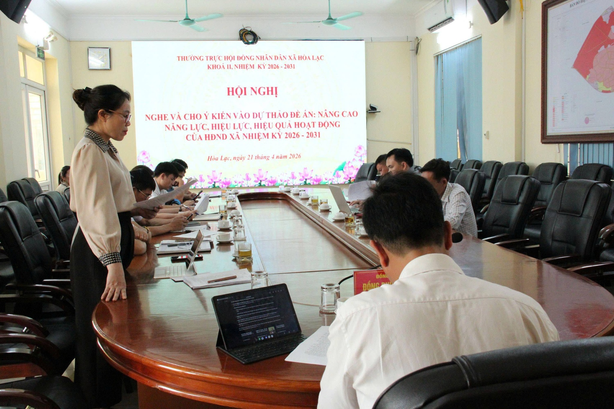 HĐND xã Hòa Lạc định hình mô hình “HĐND số”, nâng cao hiệu lực hoạt động nhiệm kỳ 2026-2031