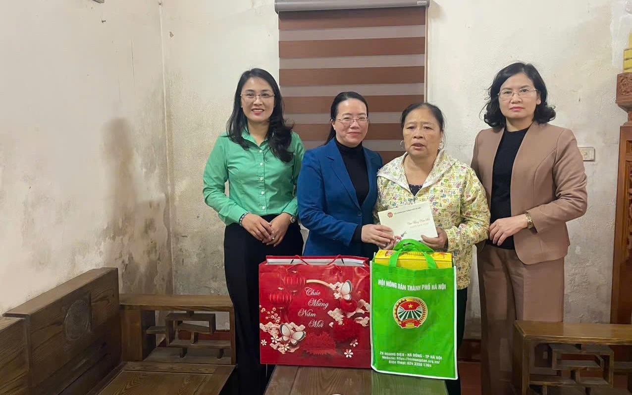 Hội Nông dân Hà Nội lan tỏa nghĩa tình, chăm lo Tết ấm cho hội viên khó khăn