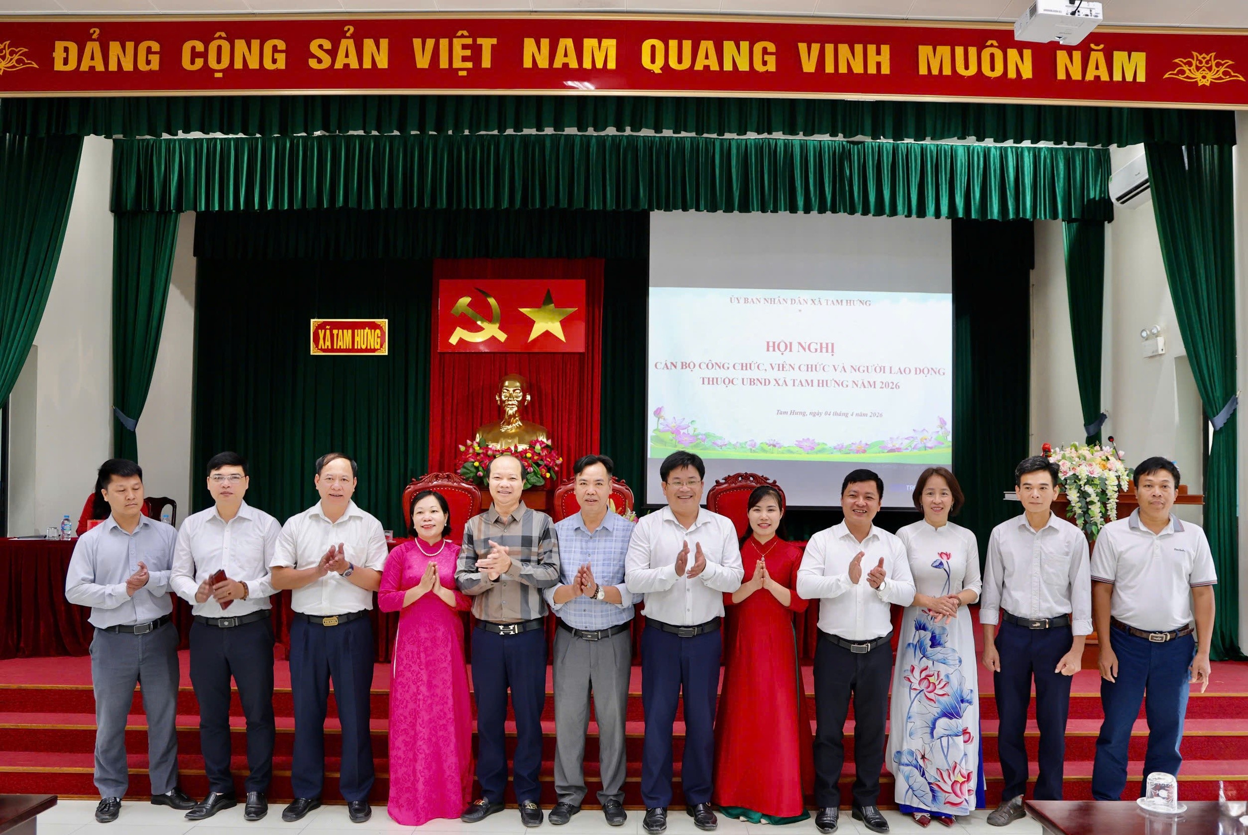 Xã Tam Hưng tăng tốc điều hành, tạo nền tảng bứt phá phát triển năm 2026