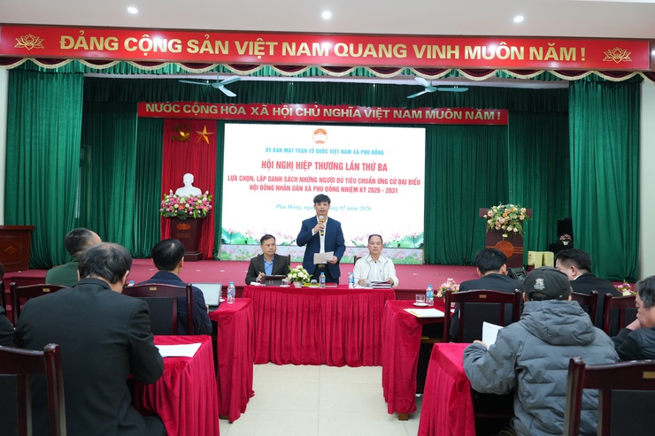 Xã Phù Đổng hoàn tất hiệp thương lần ba, chốt danh sách 50 người ứng cử đại biểu HĐND nhiệm kỳ 2026–2031