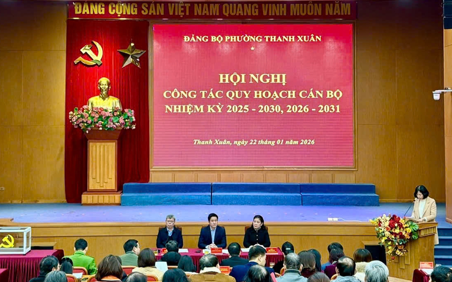 Phường Thanh Xuân hoàn thành quy trình quy hoạch cán bộ nhiệm kỳ mới, chuẩn bị nguồn nhân sự chiến lược cho giai đoạn phát triển tiếp theo
