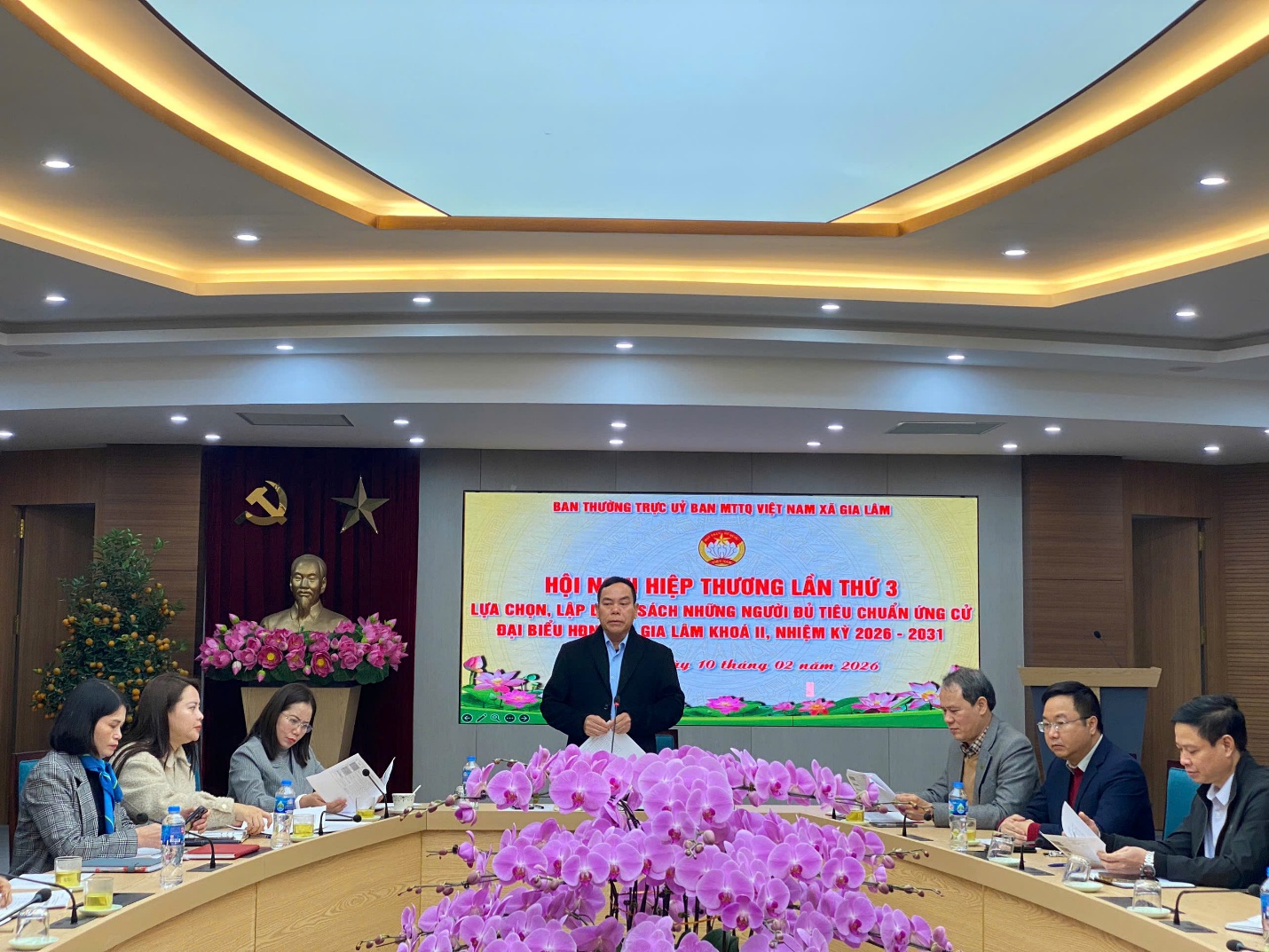 Xã Gia Lâm hoàn tất hiệp thương lần thứ ba, chốt danh sách chính thức ứng cử đại biểu HĐND nhiệm kỳ 2026–2031