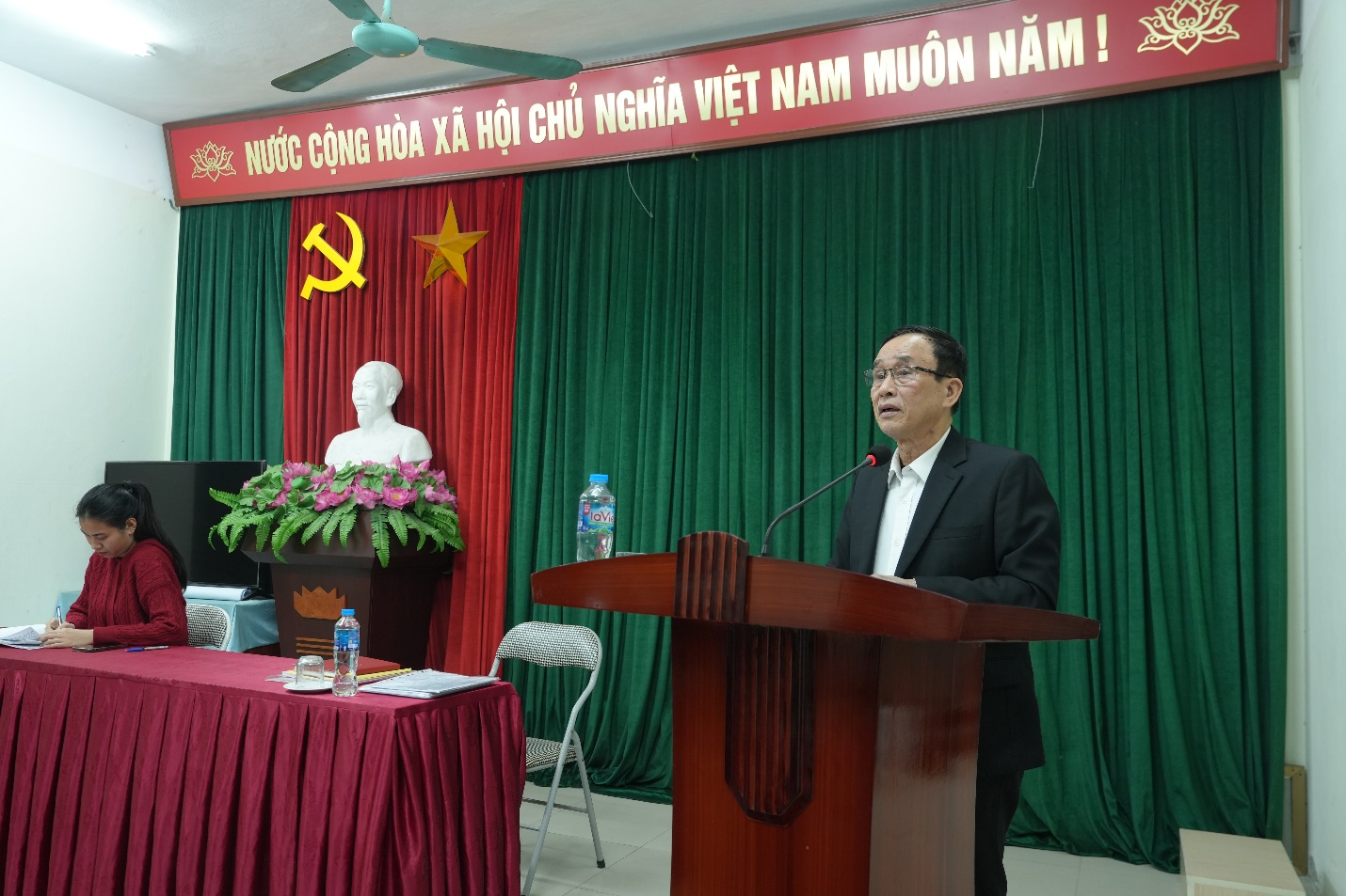 Đồng chí Chủ tịch UBND xã Gia Lâm dự sinh hoạt Chi bộ Tổ dân phố An Đào, chỉ đạo nâng cao chất lượng chi bộ cơ sở tại xã Gia Lâm