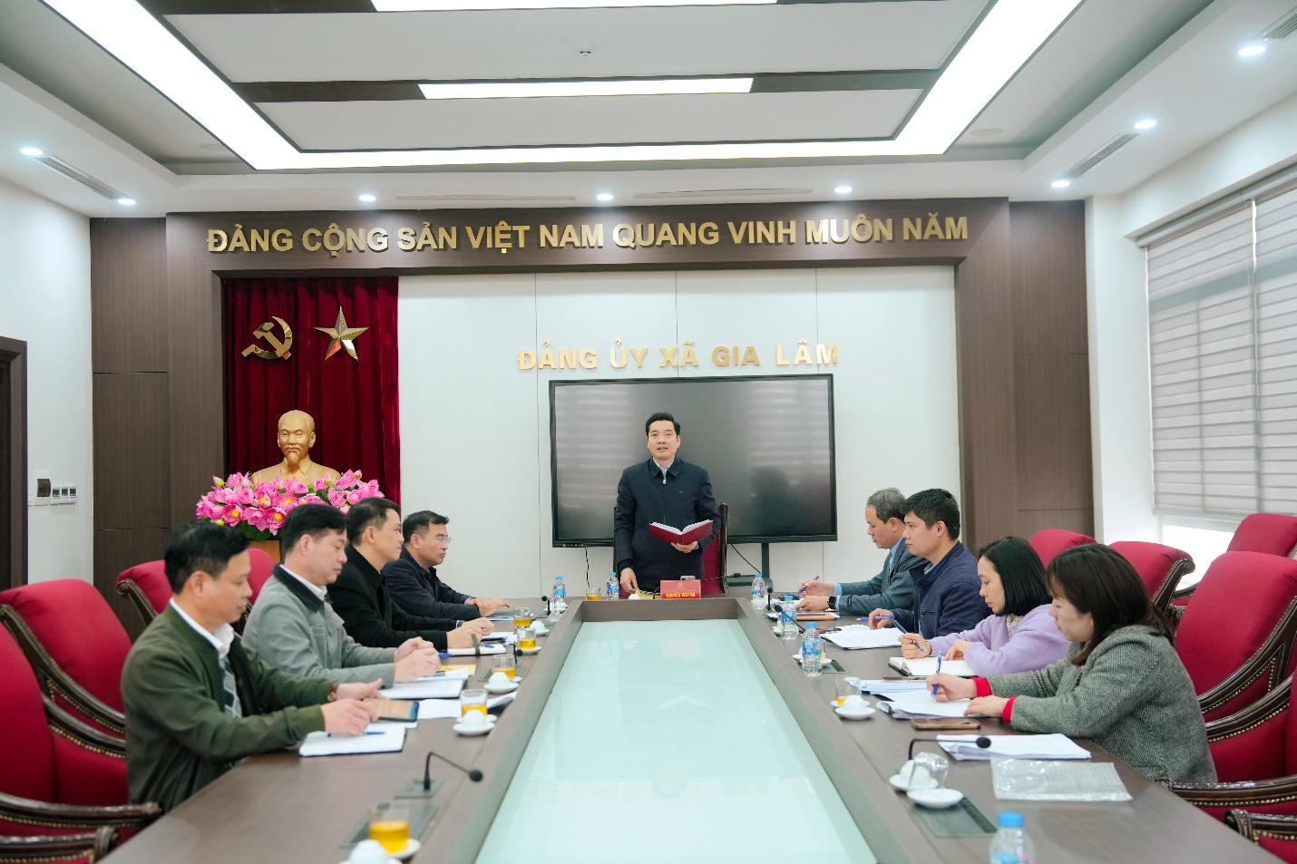 HĐND xã Gia Lâm giao ban đầu năm, siết tiến độ giám sát nhiệm vụ trọng tâm tháng 02-2026