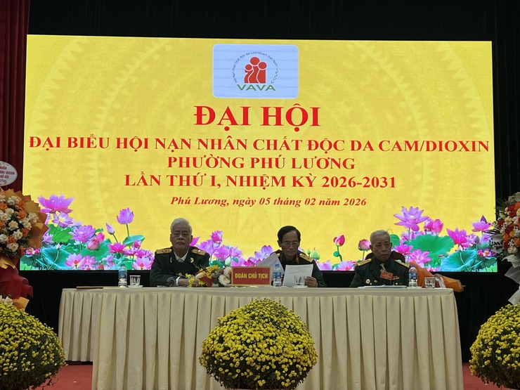 Phường Phú Lương tổ chức đại hội Hội nạn nhân chất độc da cam/dioxin nhiệm kỳ 2026-2031