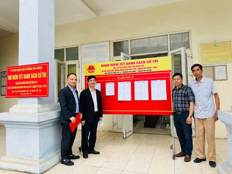 Phường Phú Lương hoàn tất bố trí 25 khu vực bỏ phiếu, sẵn sàng cho ngày hội bầu cử
