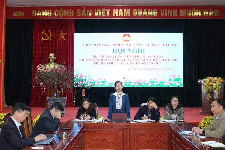 Phường Phú Lương hoàn tất hiệp thương lần hai, chốt danh sách sơ bộ ứng cử viên HĐND nhiệm kỳ 2026–2031