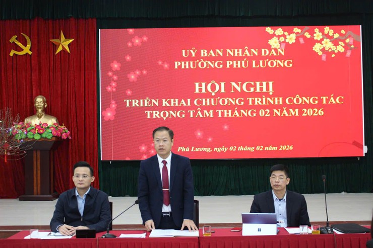 Phường Phú Lương quyết liệt triển khai nhiệm vụ tháng 02-2026, tạo đà bứt phá ngay từ đầu năm