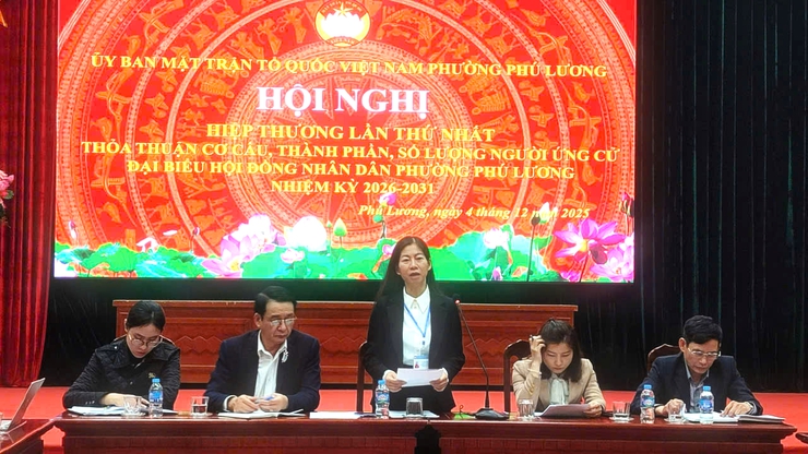 Phường Phú Lương hoàn thành chặt chẽ các vòng hiệp thương, bảo đảm đúng quy trình bầu cử HĐND nhiệm kỳ 2026–2031