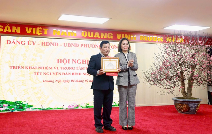 Phường Dương Nội triển khai nhiệm vụ trọng tâm dịp Tết Bính Ngọ 2026, quyết tâm giữ vững đà tăng trưởng sau năm đầu vận hành mô hình mới