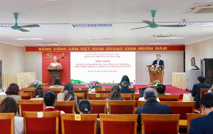Phường Dương Nội siết chặt kỷ cương đầu năm, tập trung cao độ cho nhiệm vụ Tết và bầu cử 2026