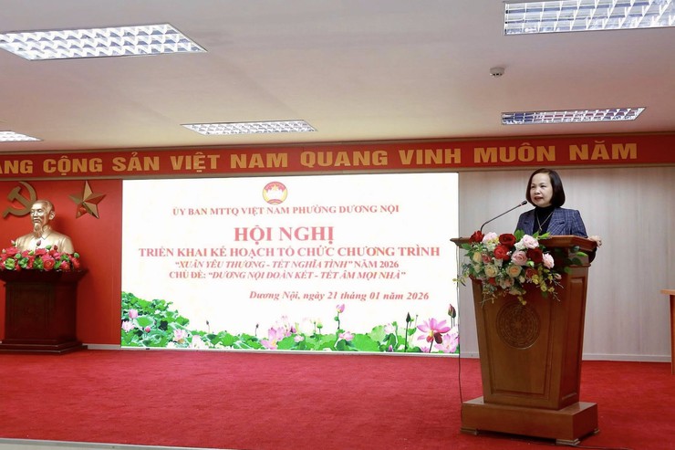 Phường Dương Nội triển khai cao điểm chăm lo Tết Bính Ngọ 2026, lan tỏa “Xuân yêu thương - Tết nghĩa tình” đến mọi nhà
