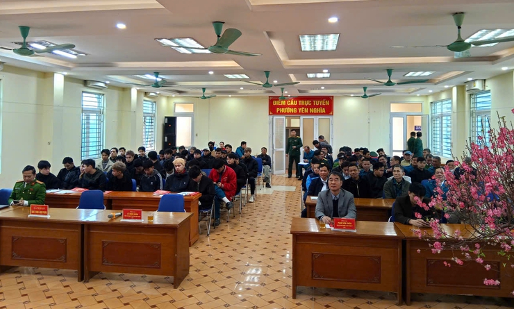 Phường Yên Nghĩa triển khai quyết định gọi công dân nhập ngũ năm 2026, bảo đảm chặt chẽ, đồng bộ từ cơ sở