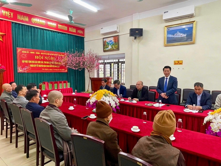 Phường Yên Nghĩa gặp mặt chức sắc, chức việc tôn giáo, củng cố khối đại đoàn kết dịp Xuân Bính Ngọ