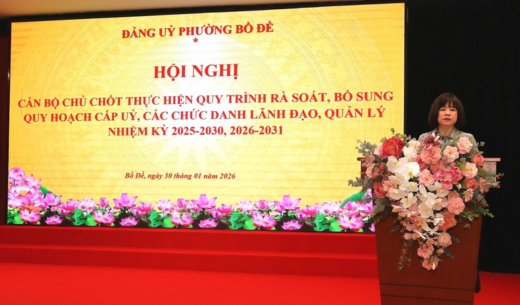 Phường Bồ Đề rà soát, bổ sung quy hoạch cán bộ nhiệm kỳ mới, bảo đảm tính kế thừa và phát triển