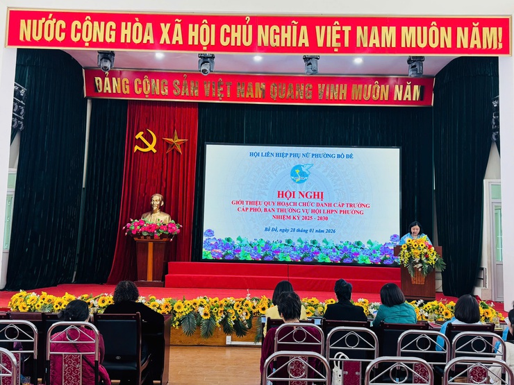 Hội Liên hiệp Phụ nữ phường Bồ Đề hoàn thành quy trình giới thiệu quy hoạch cán bộ nhiệm kỳ 2025–2030 bảo đảm dân chủ, chặt chẽ