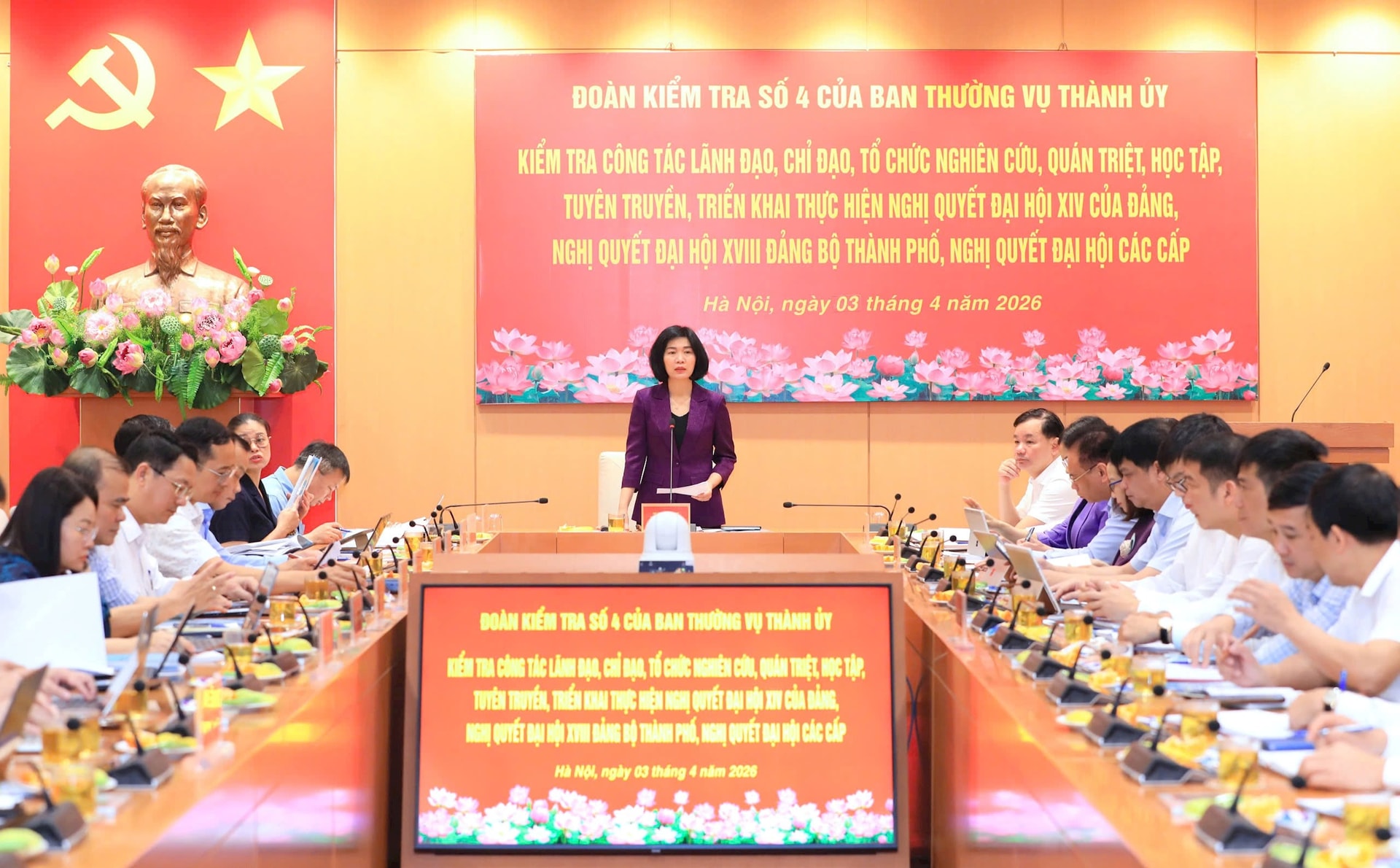Thành ủy Hà Nội kiểm tra tại Đan Phượng, Liên Minh: Nhấn mạnh “phá điểm nghẽn”, lấy hiệu quả thực chất làm thước đo cán bộ