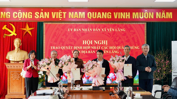 Xã Yên Lãng kiện toàn 4 hội quần chúng sau hợp nhất, nâng cao hiệu quả hoạt động theo mô hình mới