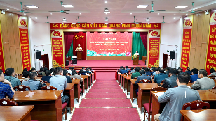 Xã Yên Lãng quán triệt sâu rộng kết quả Đại hội XIV của Đảng, thống nhất hành động cho giai đoạn phát triển mới