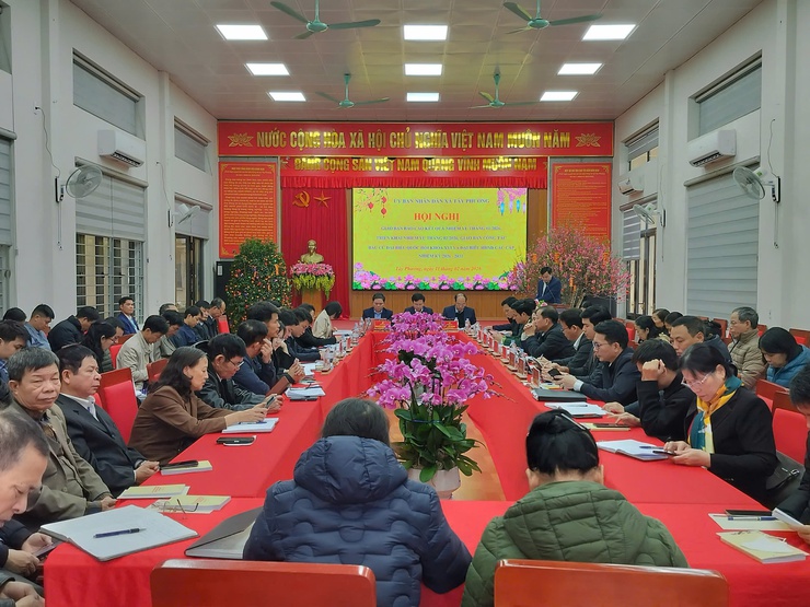Xã Tây Phương giao ban đầu năm, quyết liệt nhiệm vụ phát triển và chuẩn bị bầu cử 2026