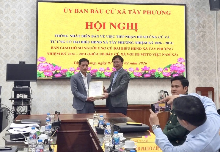 Xã Tây Phương hoàn tất chốt danh sách 54 hồ sơ ứng cử đại biểu HĐND, bảo đảm đúng luật, đúng tiến độ bầu cử