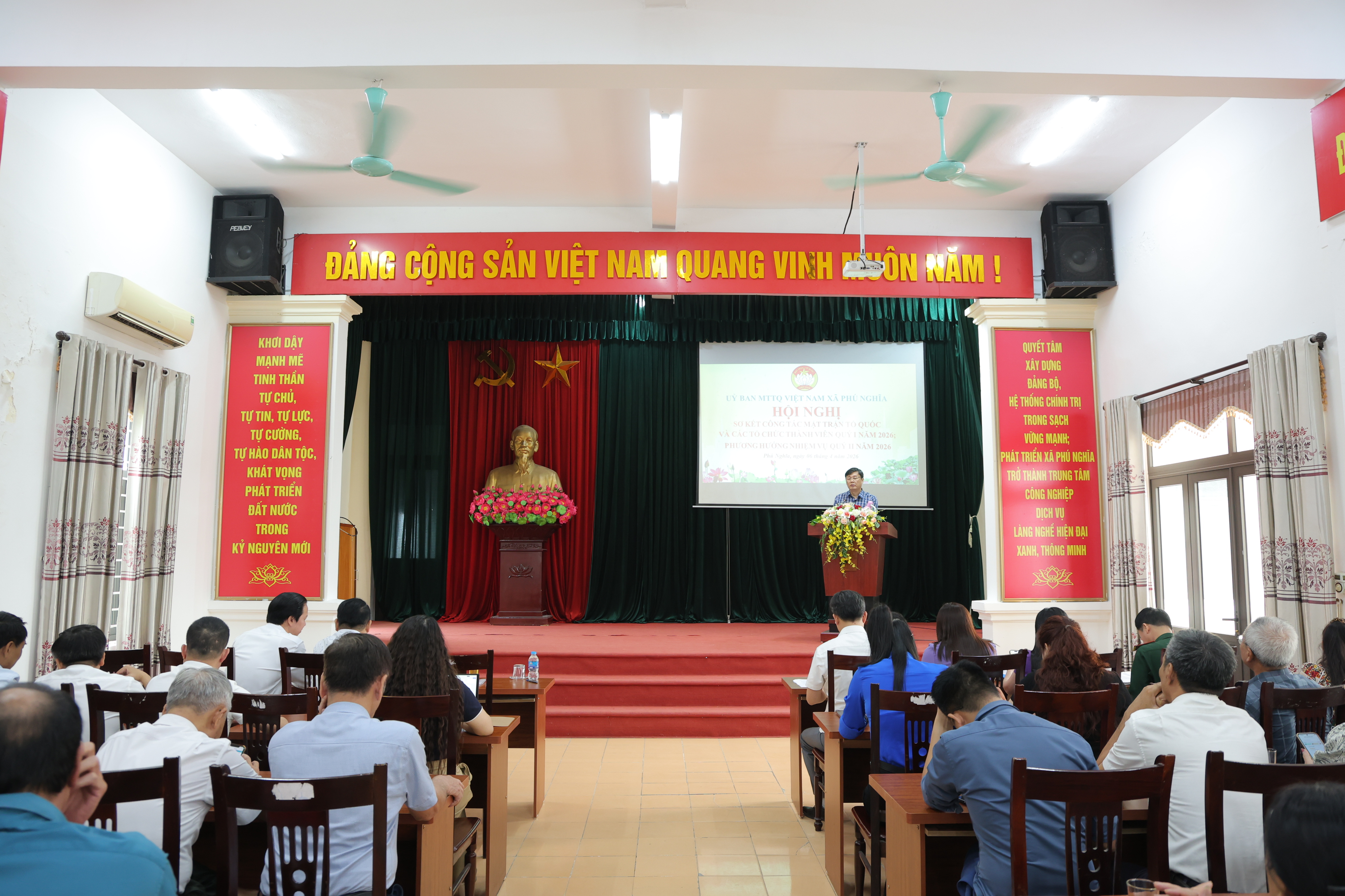 Ủy ban Mặt trận Tổ quốc Việt Nam xã Phú Nghĩa phát huy vai trò Mặt trận, tạo đồng thuận xã hội, đẩy mạnh nhiệm vụ trọng tâm quý II-2026