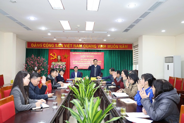 Phường Yên Sở hoàn tất hiệp thương lần thứ ba, bảo đảm chặt chẽ quy trình nhân sự bầu cử HĐND nhiệm kỳ 2026–2031