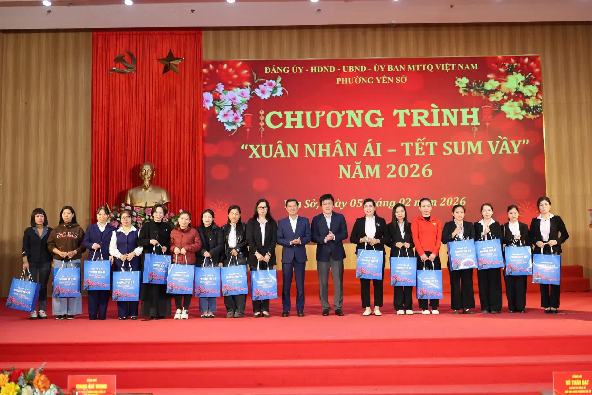 Phường Yên Sở: “Xuân nhân ái – Tết sum vầy” kết nối nguồn lực, bền bỉ vun đắp an sinh cho người dân