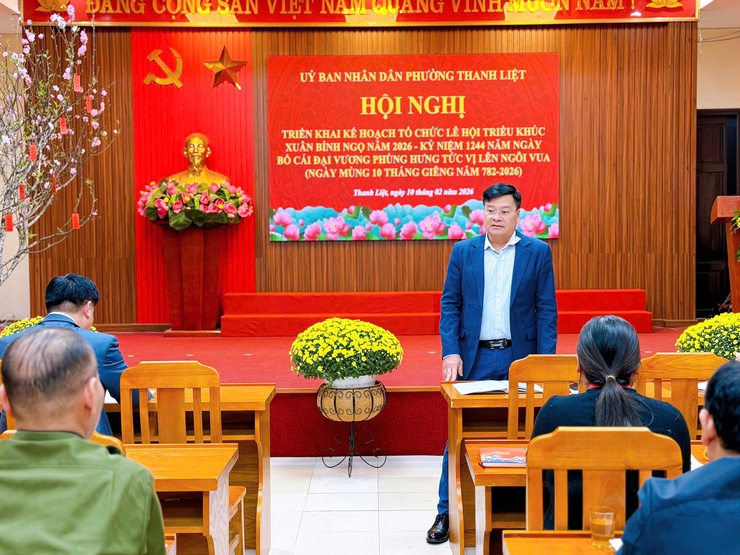 Phường Thanh Liệt triển khai toàn diện công tác tổ chức Lễ hội Triều Khúc Xuân Bính Ngọ 2026, bảo tồn di sản gắn với bảo đảm an toàn, văn minh