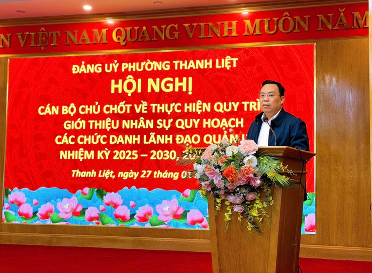 Phường Thanh Liệt chủ động tạo nguồn cán bộ chiến lược cho giai đoạn 2025–2031