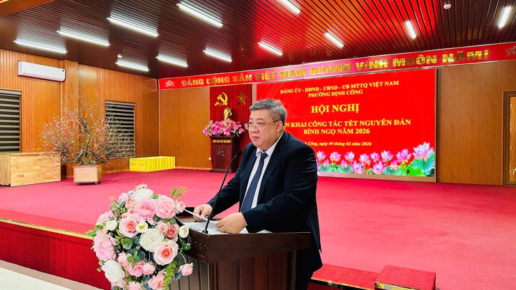 Phường Định Công tri ân các thế hệ cán bộ, quyết tâm bứt phá trong năm bản lề 2026