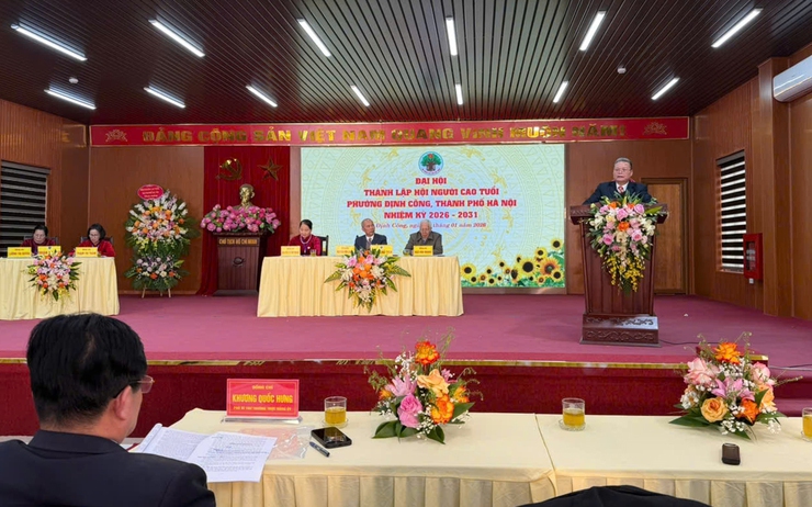 Phường Định Công thành lập Hội Người cao tuổi nhiệm kỳ 2026-2031, phát huy vai trò “cây cao bóng cả” trong cộng đồng