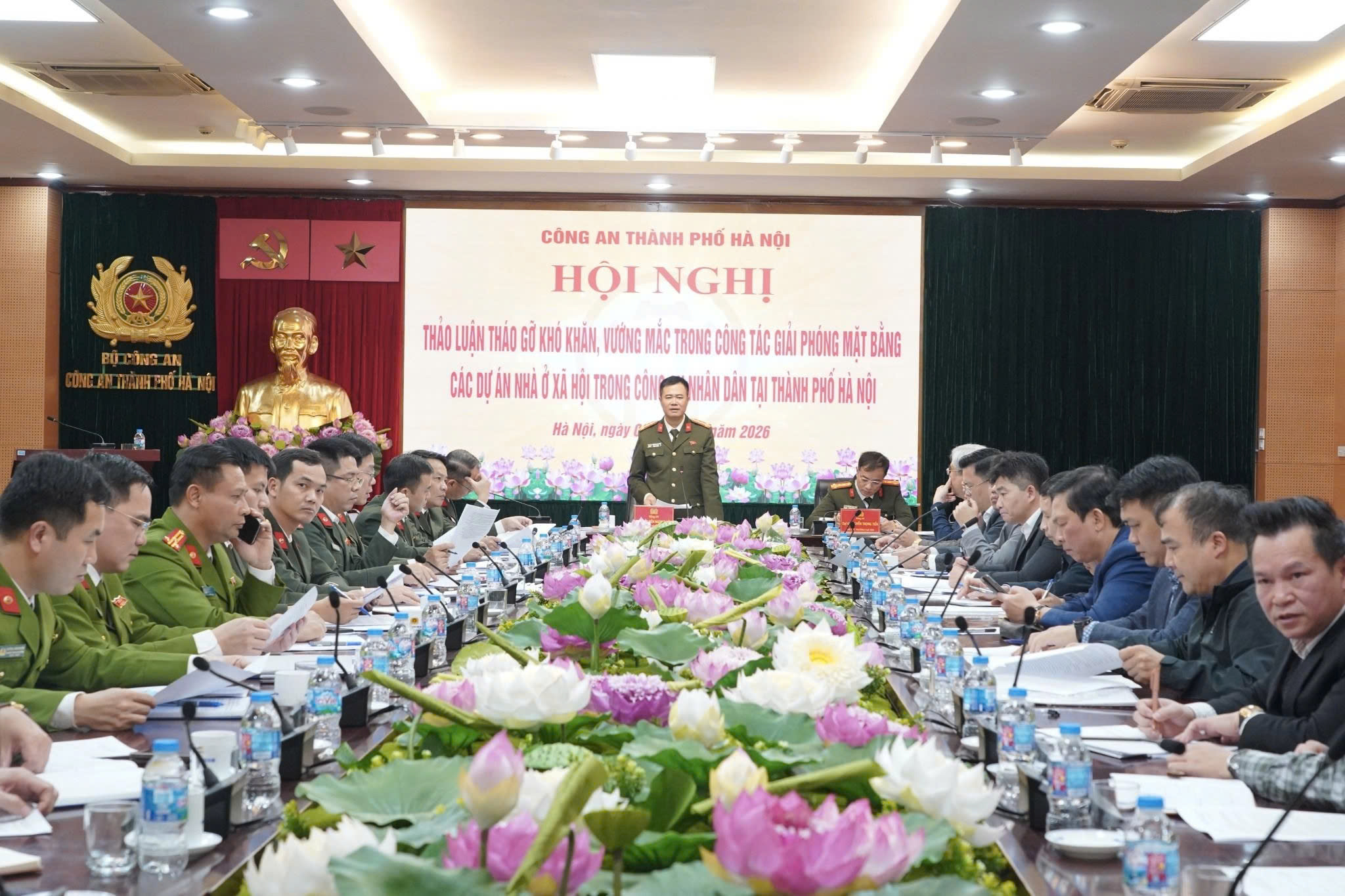 Công an thành phố Hà Nội tháo gỡ điểm nghẽn giải phóng mặt bằng các dự án nhà ở xã hội trong Công an nhân dân