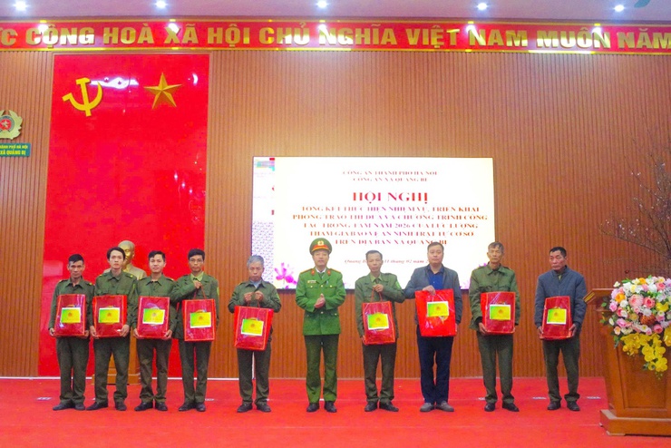 Công an xã Quảng Bị phát động thi đua “Ba nhất”, quyết tâm giữ vững an ninh trật tự năm 2026
