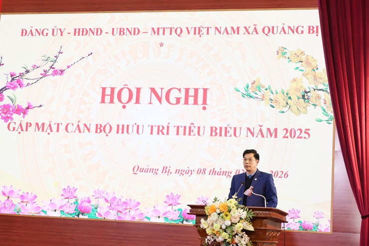 Xã Quảng Bị: Gặp mặt cán bộ hưu trí tiêu biểu, tri ân đóng góp cho quê hương dịp Xuân Bính Ngọ 2026
